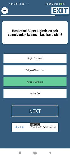 Basketball Quiz - Screenshot 1