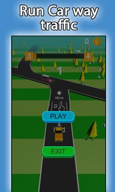 Run Car Way Traffic - Screenshot 1