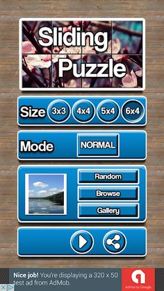 Gif Sliding Puzzle (Giphy) - Screenshot 1