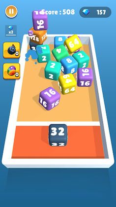 Fusion cube: 2048 merge - Screenshot 2