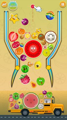 Watermelon Game : Fruit Drop - Screenshot 1