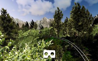 VR Mountain RollerCoaster (Goo - Screenshot 3