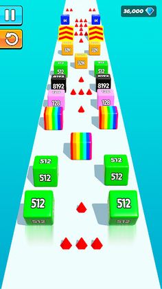 Jelly Runner Game- Cube Master - Screenshot 1