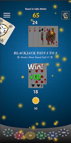 Bitcoin Blackjack - Screenshot 3
