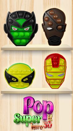 Pop It Superheroes ASMR Fidget - Screenshot 1