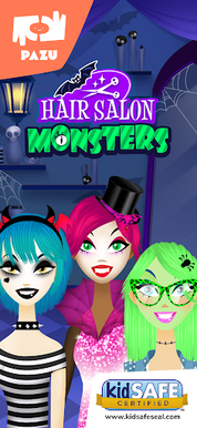 Girls Hair Salon Monsters - Screenshot 1