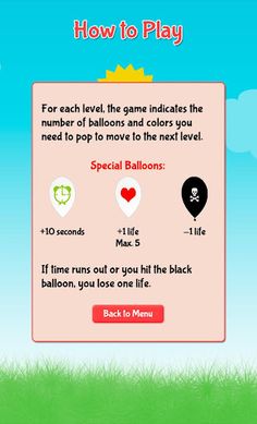 Colors Balloons - Popping game - Screenshot 2