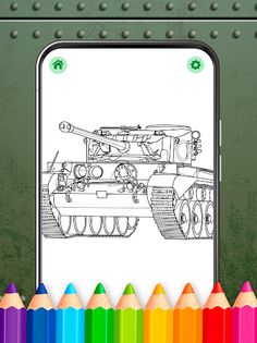 Military Tanks Coloring Book - Screenshot 3
