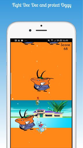 Protect oggy from the cockroac - Screenshot 3