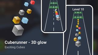 Cube Runner 3D Glow - Screenshot 2