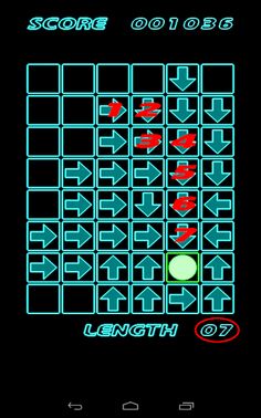 Arrows In A Row - Screenshot 2