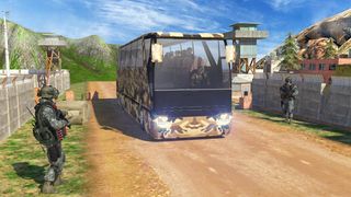 US Army Bus Driving - Screenshot 1
