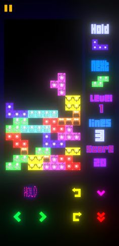 Tetris Glow - Screenshot 1