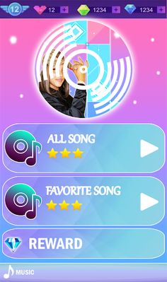 Wejdene Piano Game - Screenshot 1