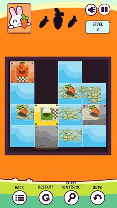 Unroll Rabbit: Slide Puzzle - Screenshot 4
