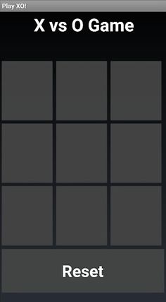 X vs O Game - Screenshot 1