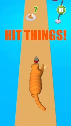 Nasty Cat: Knocking over Run - Screenshot 1