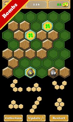 Hexa Mix - puzzle with bombs - Screenshot 2