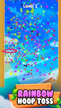 Rainbow Hoop Toss - Screenshot 3