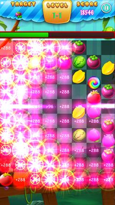 Jungle Fruit: Link match 3 gam - Screenshot 1