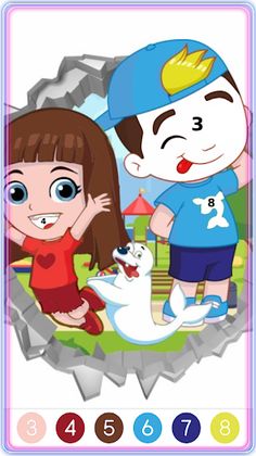 Luccas Neto Coloring by Number - Screenshot 1