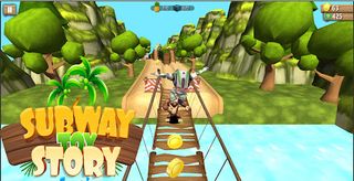 subway toy runner story - Screenshot 1