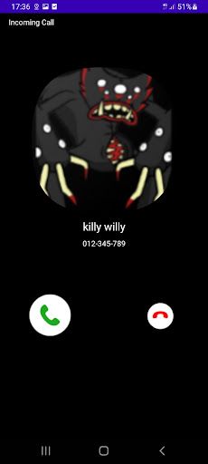 fake call killy willy prank - Screenshot 1