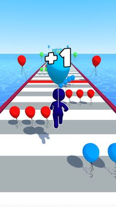 Balloon Fly Running 3D - Screenshot 2