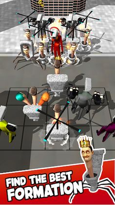 Merge Toilet Battle Monster - Screenshot 4