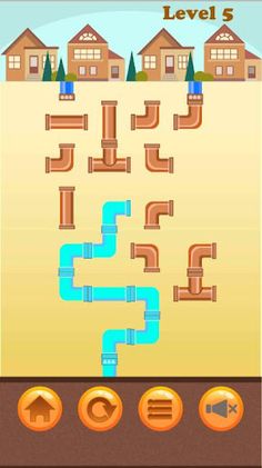 Connect Pipes Puzzle Game - Screenshot 1