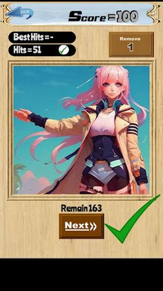 anime girl jigsaw puzzle - Screenshot 4