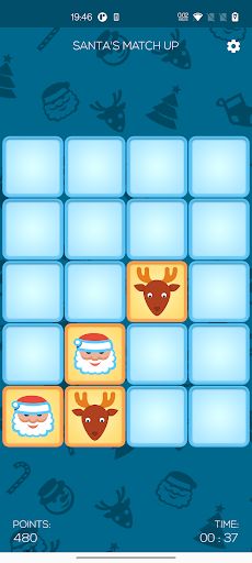 Santas Memory Match Up - Screenshot 1