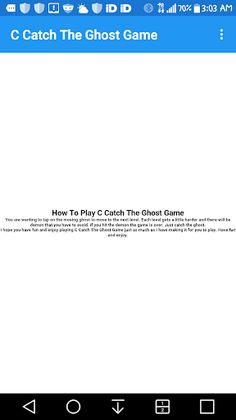 C Catch The Ghost Game_3794746 - Screenshot 2