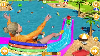 Water Slide Uphill Rush Races - Screenshot 2
