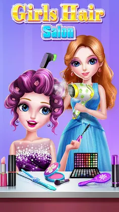 Girls Hair Salon - Screenshot 2