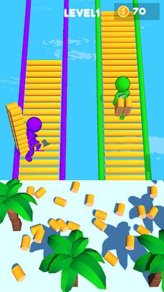 Cut Race: Lumber Bridge - Screenshot 1