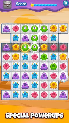 Monster Face Matching Puzzle - Screenshot 2