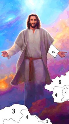 Jesus Paint : Color by Number - Screenshot 2