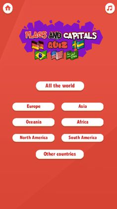 Flags and Capitals Quiz - Screenshot 3