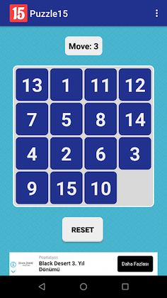 Puzzle 15 - Screenshot 3