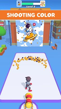 Paint Ball : Shoot Color 3D - Screenshot 1