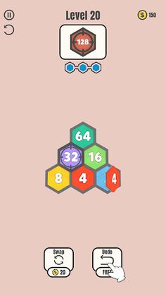 Hex Fold 2048 - Screenshot 3