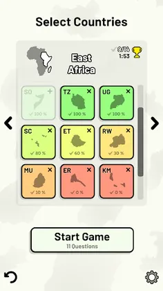 Countries of Africa Quiz - Screenshot 3