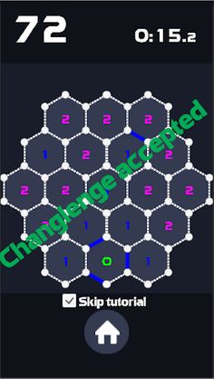 makeZero! Hexa Puzzle - Screenshot 1