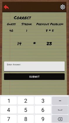 Math App - Practice Arithmetic - Screenshot 2