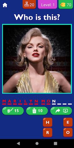 Guess The Old Hollywood Star - Screenshot 1