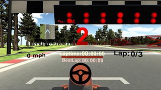GoKart Racer VR Cardboard - Screenshot 1