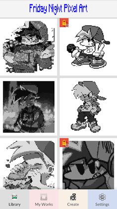 Friday Night Funkin Pixel Art - Screenshot 1