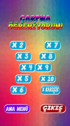 Çarpma - Bölme Oyunu - Screenshot 2