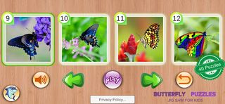 Butterfly Puzzles - Screenshot 2